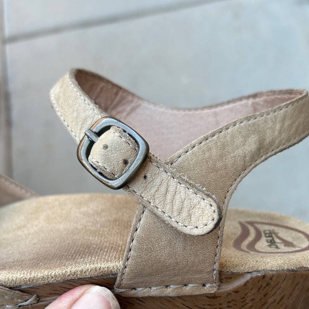 Dansko Tan Leather Mules - Picture 16 of 16